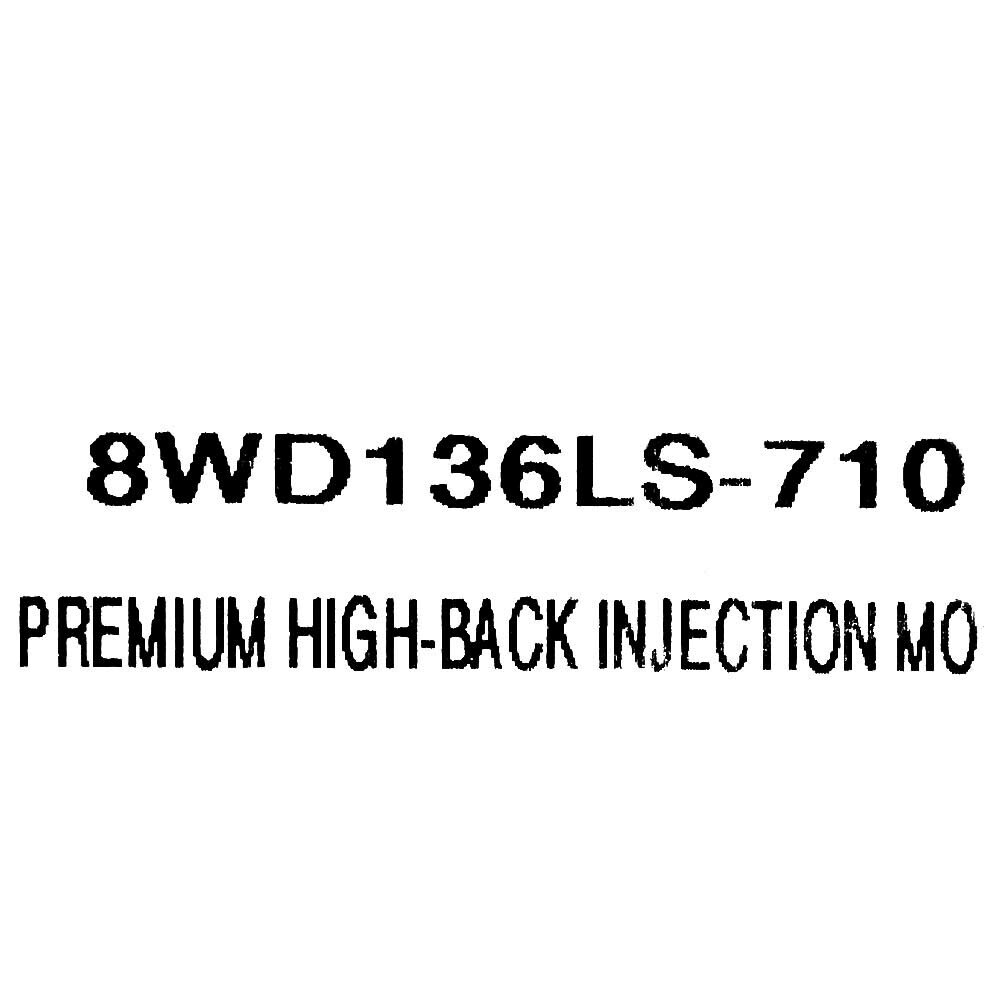 Wise Boat Fold-Down Seat 8WD136LS-710 | White High Back Clam Shell