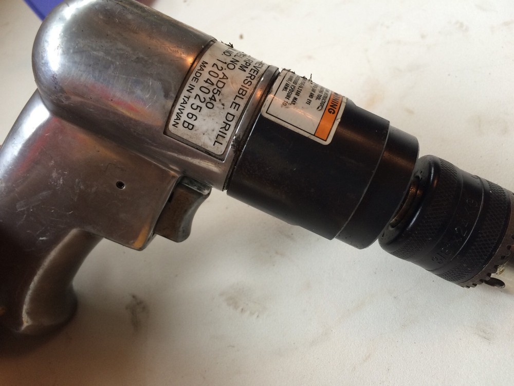 MAC TOOLS AD540 3/8" REVERSIBLE DRILL KEYLESS CHUCK USED