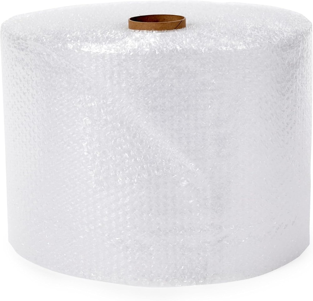 Amazon Basics Bubble Cushioning Wrap Packing Material for Fragile Items, Perfora