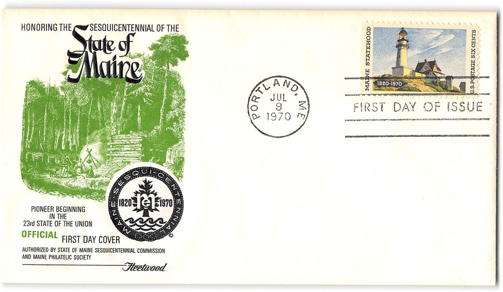 US #1391 FDC, 1970, Fleetwood