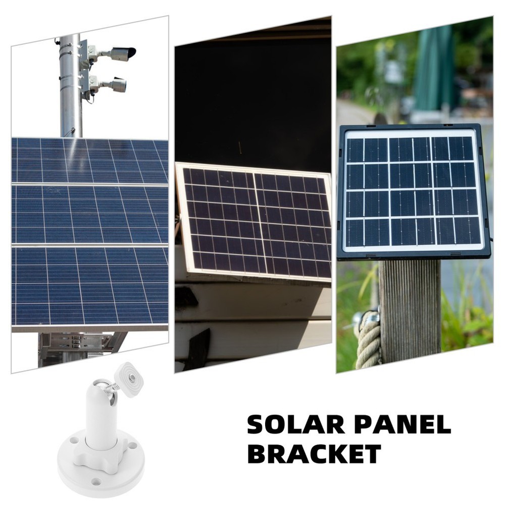 Outdoor Adjustable Solar Panel Mount Bracket For Security Camera Holder ABS