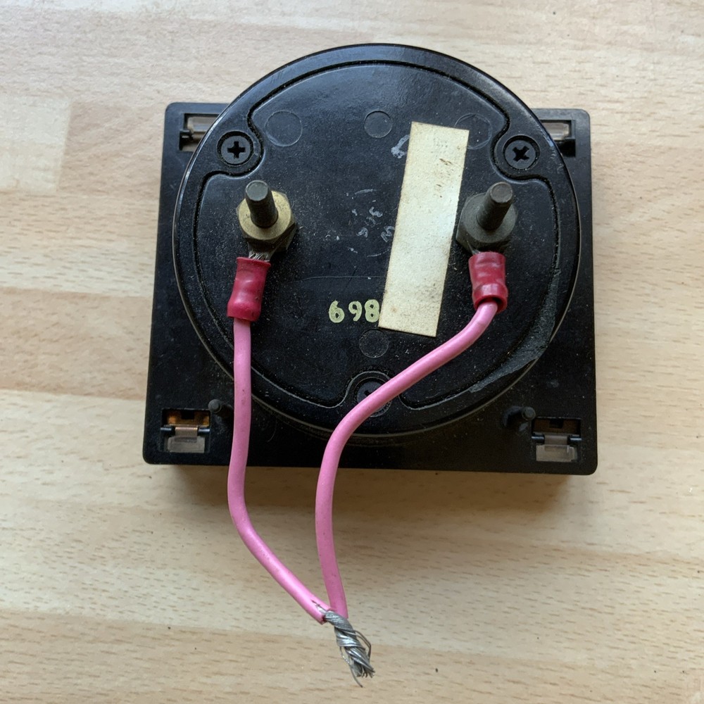 vintage panel meter, ammeter, Weston, 3 Amps AC