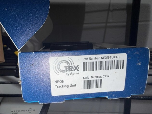 TRX Systems TU8B-B Neon bluetooth tracking unit with belt clip