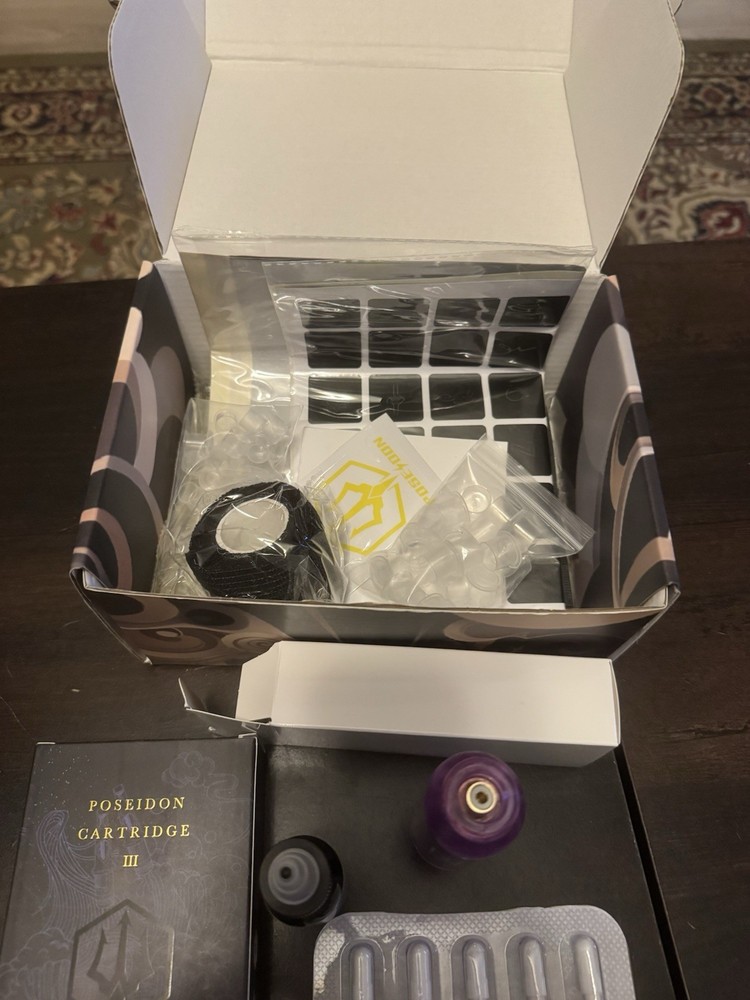 POSEIDON Wireless Tattoo Kit TK039, Complete Kit! For Beginners