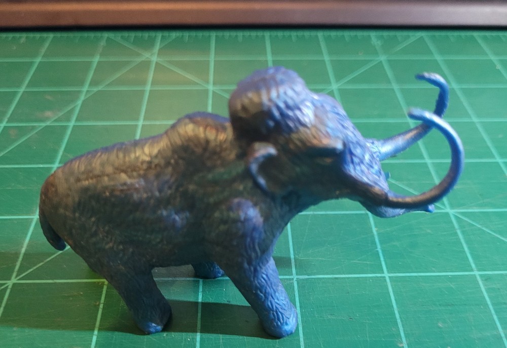 Vintage MPC Metallic Blue Wooly Mammoth