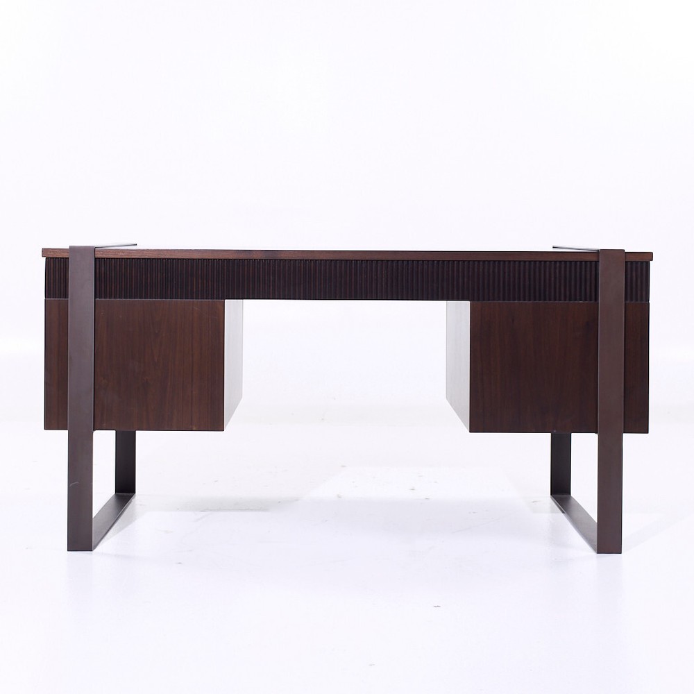 Eurocraft Walnut Executive Desk