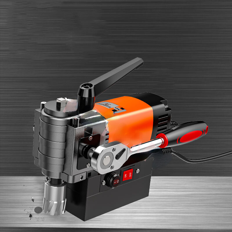 Electric Magnetic Drill Powerful Magnetic Base Drill Horizontal Bench Drilling