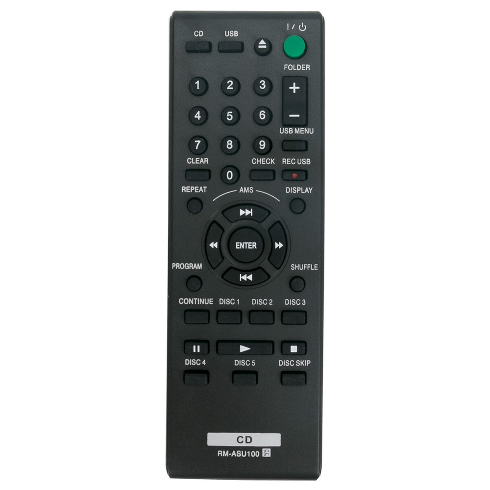 New RM-ASU100 Replace Remote for Sony CDP-CE500 CDPCE500 Compact Disc Player