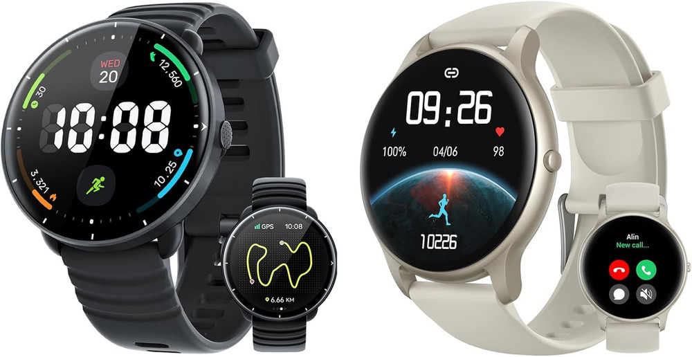 round Smart Watch PSSW9B Bundle with PS01SL