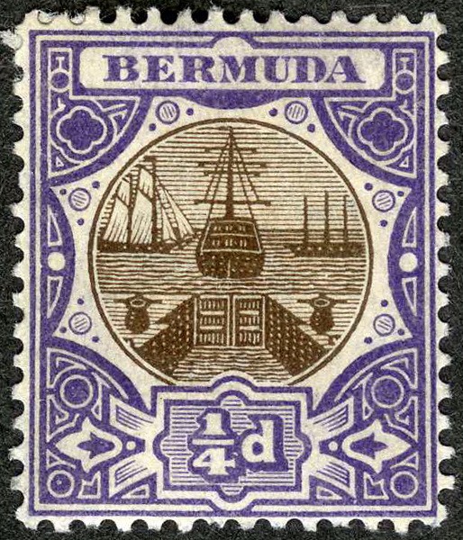 Bermuda 1906 Dry Dock MH (SC# 31)