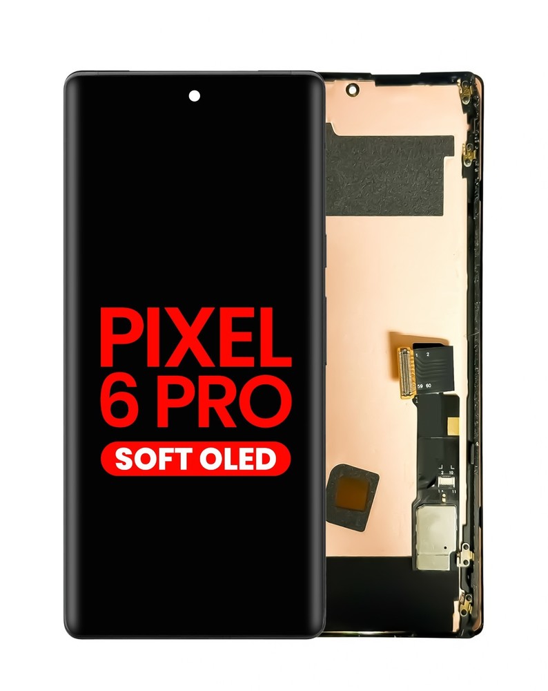 For Google Pixel 6 Pro OLED Display Touch Screen Digitizer With ( Black Frame )
