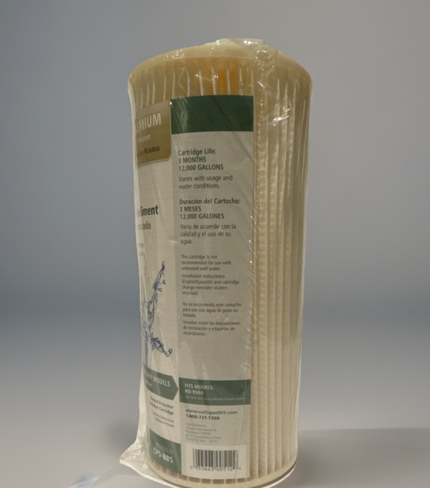 💧Culligan CP5-BBS Replacement Filter HD-950A Sediment Rust Scale Removal