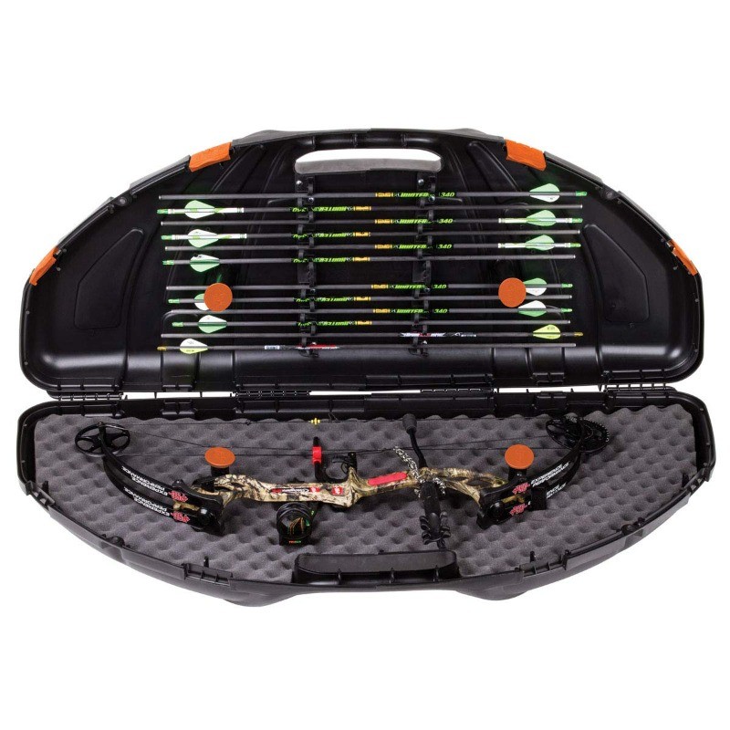 6461SC Safe Shot Bow Case Portable Bow Storage 12 Arrow Rubber Racking System