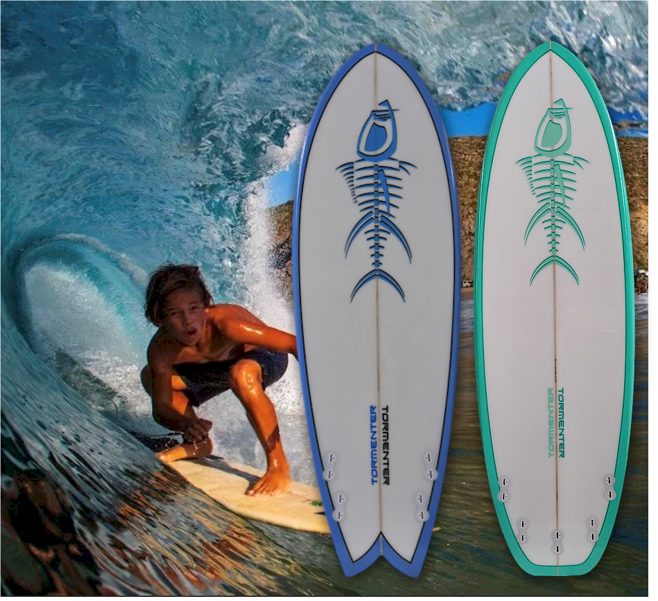 New Tormenter 6'0 Fish Surfboard (three available)