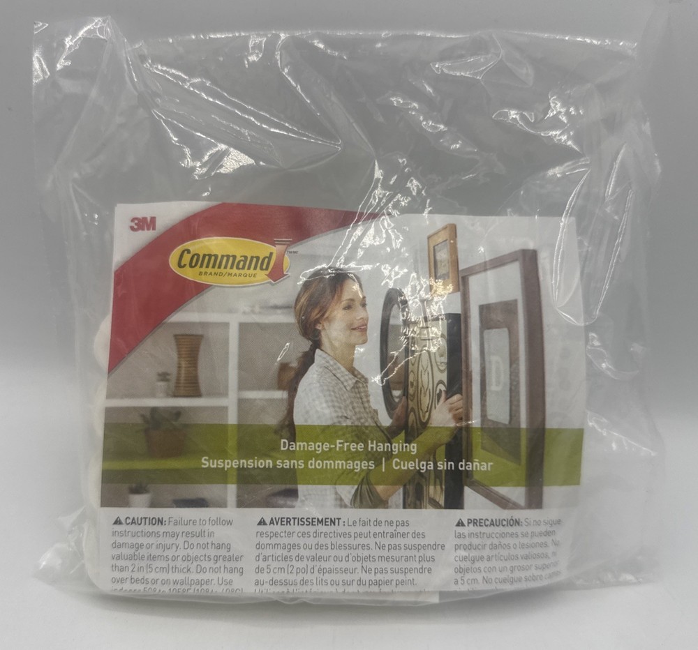 Command Large Picture Hanging Strips White 20 Pack (17206-20NA)