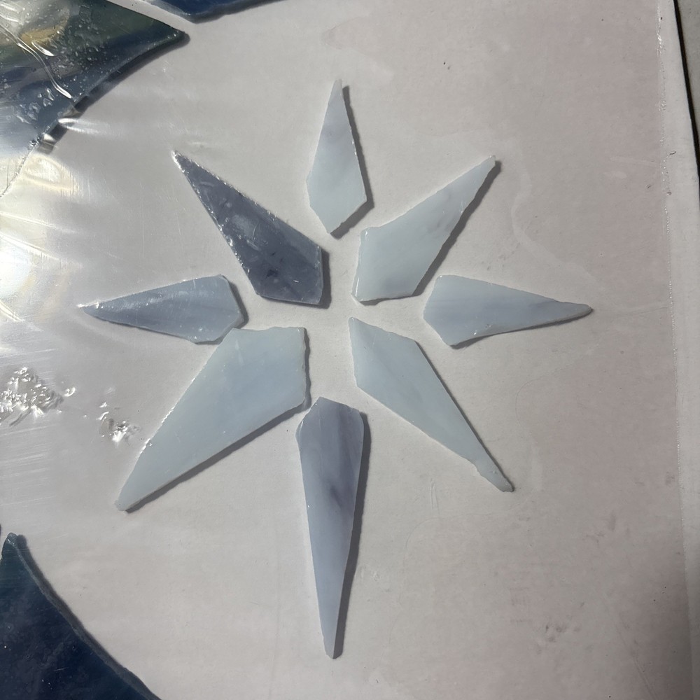 Crescent Moon Stained Glass Pre-Cut