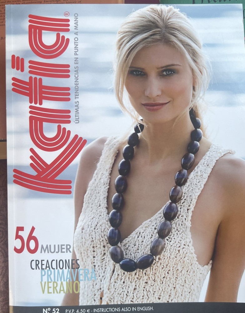 KATIA  NO. 52  KNIt  &  CROCHET   PATTERN  BOOK