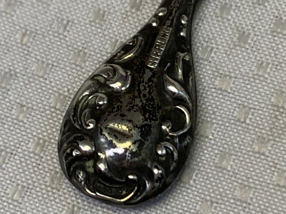 Antique Sterling Silver Ink Scraper 3.65g Writing Tool Corrector