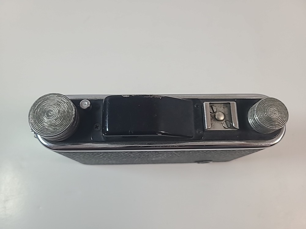 Vintage Foldex 20 Camera With Brown Leather Case