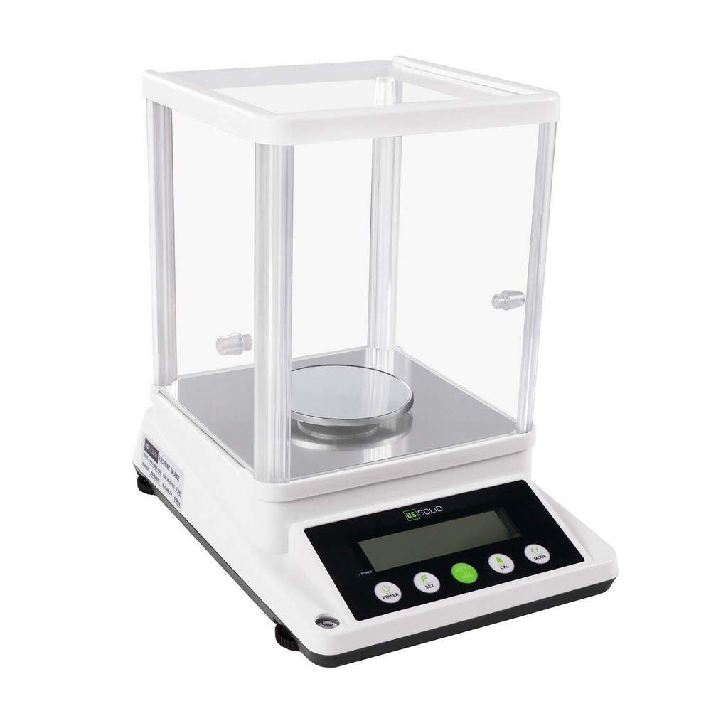 U.S. Solid 0.001g Precision Balance 210gx1mg Digital Electronic Analytical Scale