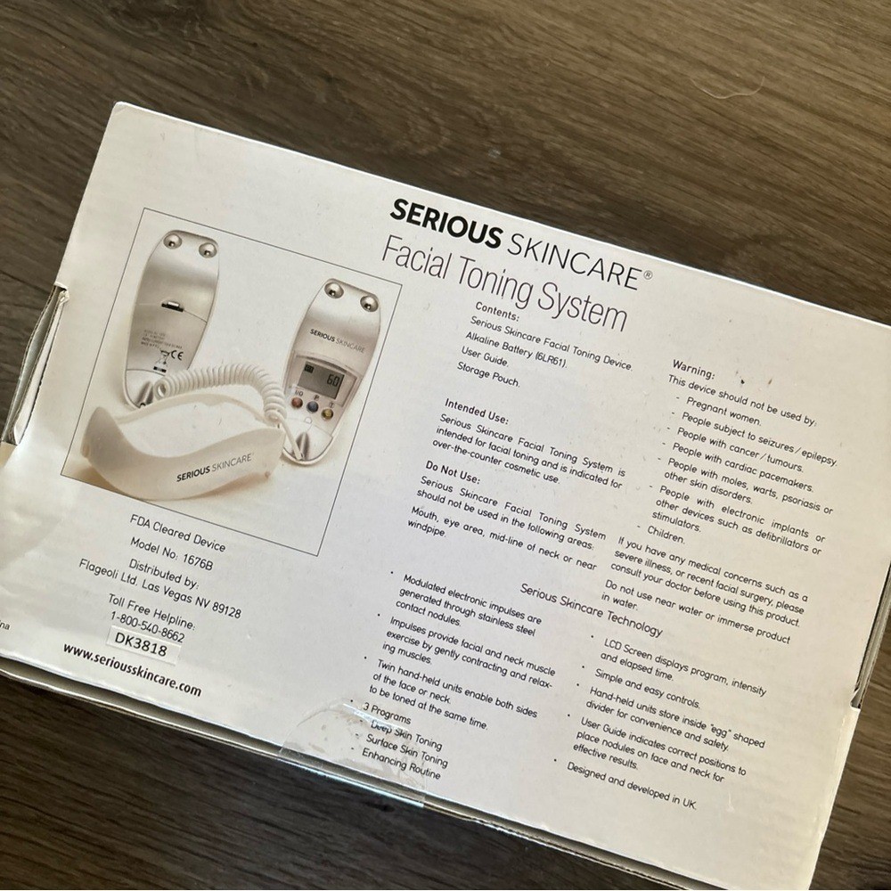 Microcurrent+ Facial Toning System - Silver