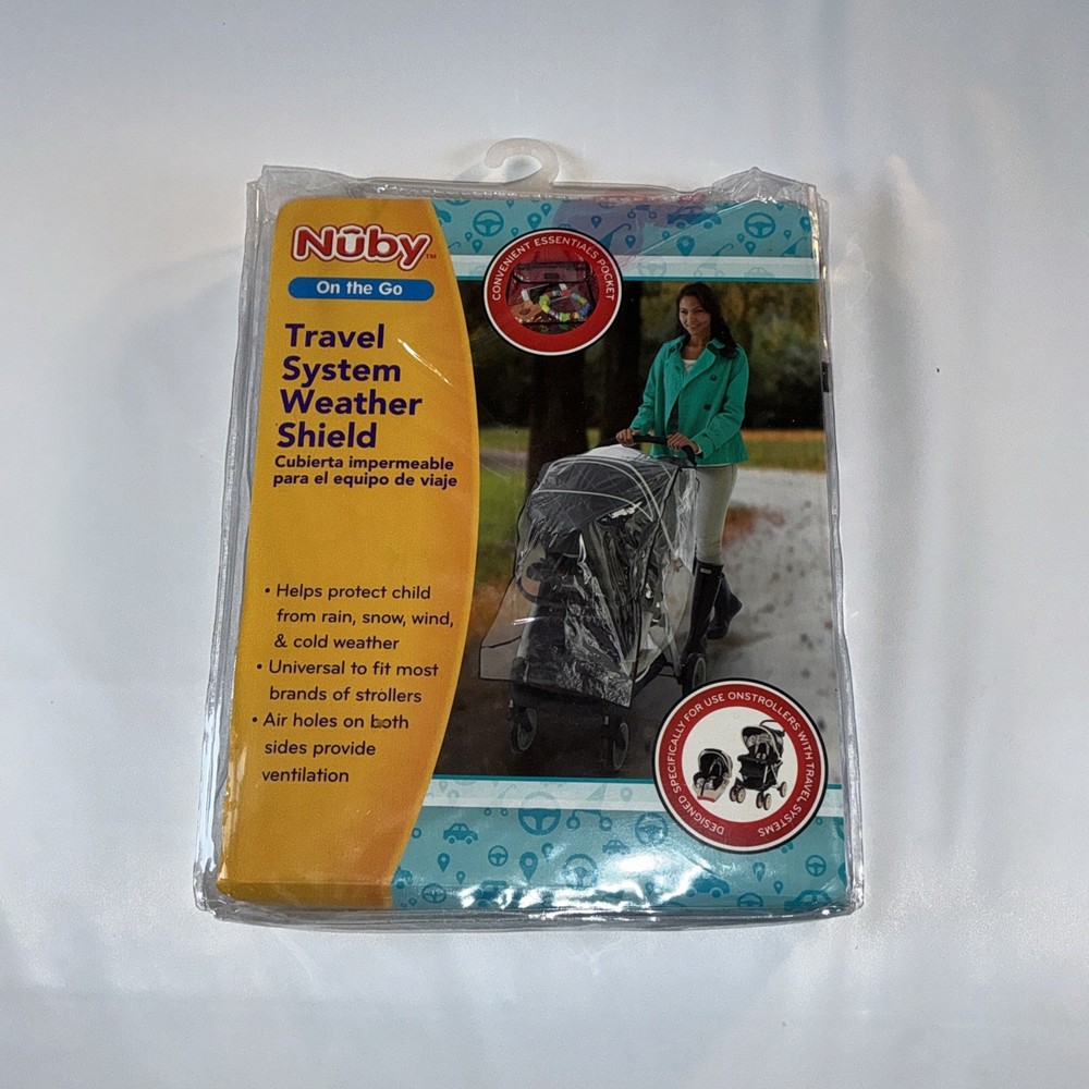NÛBY Weather Shield Stroller System-Clear