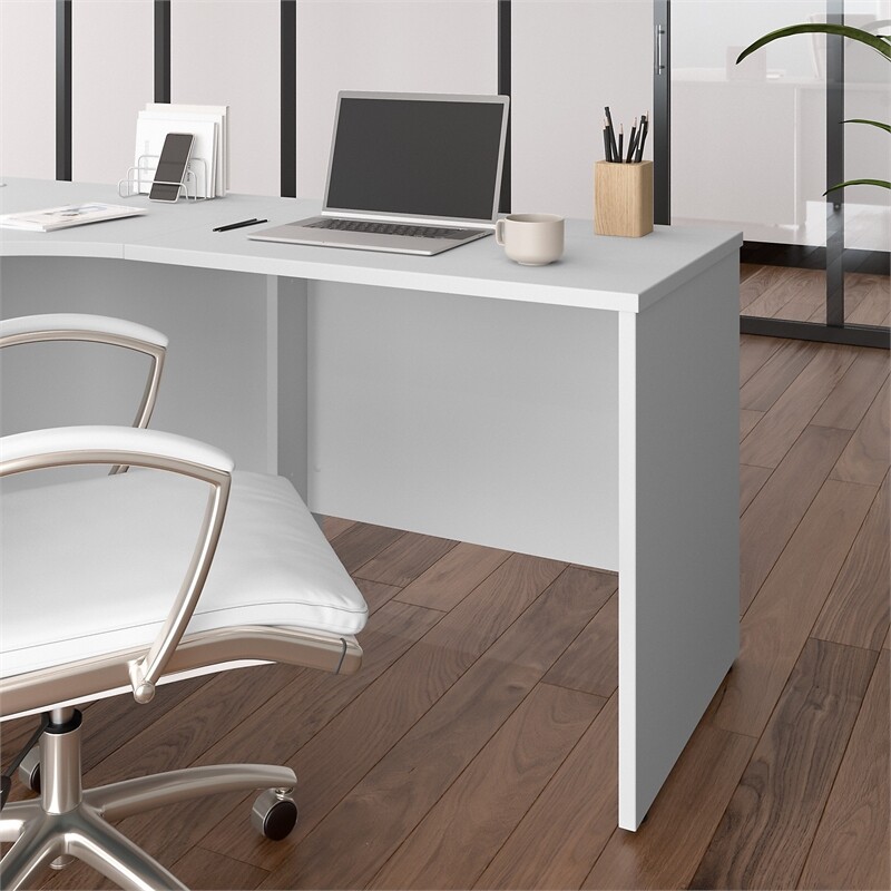 Studio C 36W Bridge/Return in White - Engineered Wood