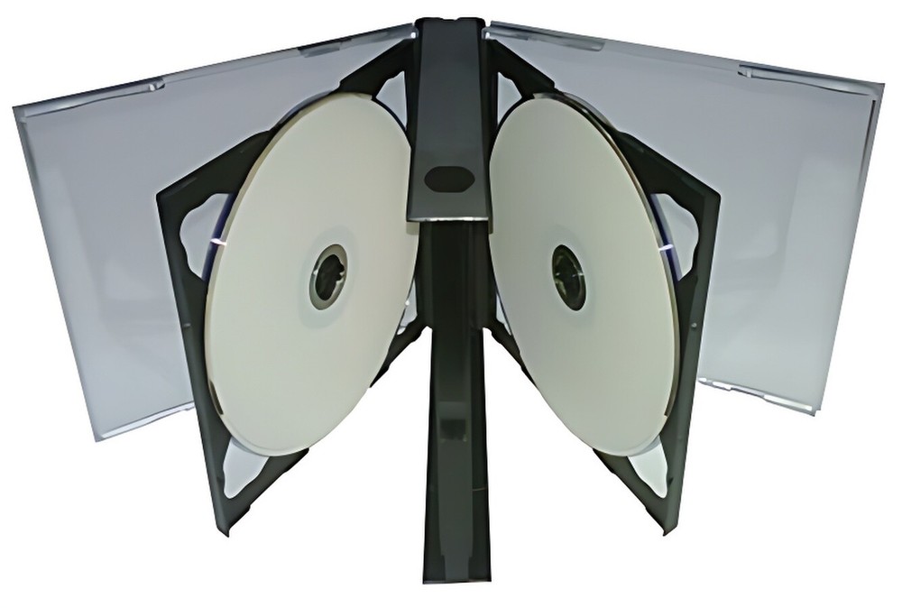 Black Sextuple 6 Disc CD Jewel Case Lot