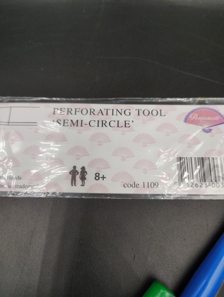 Vintage Pergamano Semi Circle Perforating Tool 1109