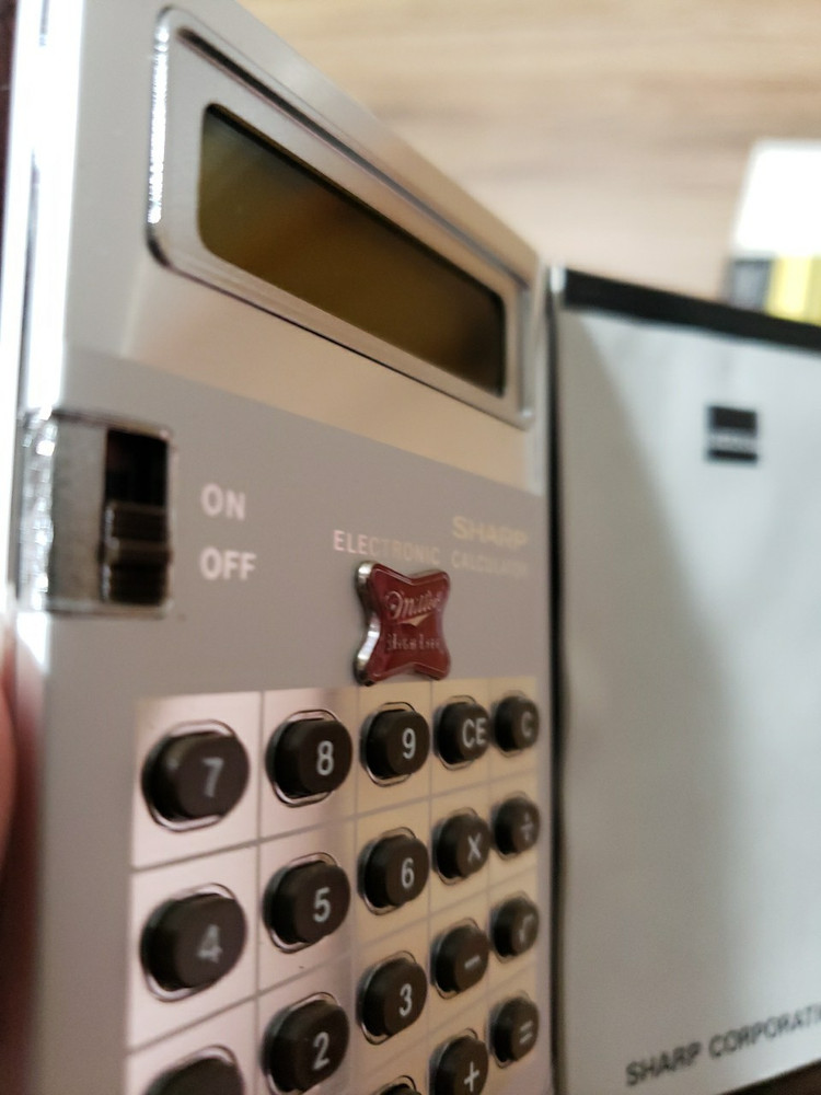 Sharp El-8020 Electronic Calculator With Miller Logo