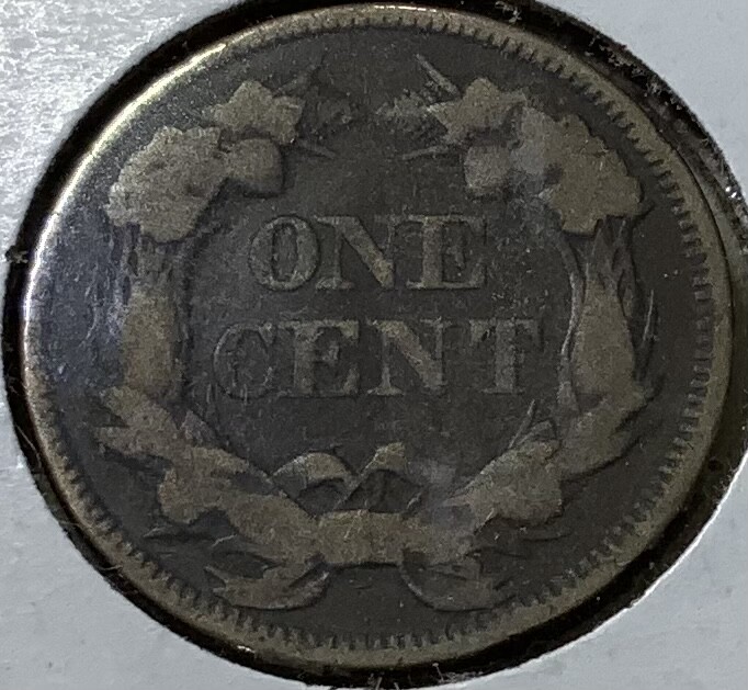1857 United States Flying Eagle Cent 1c