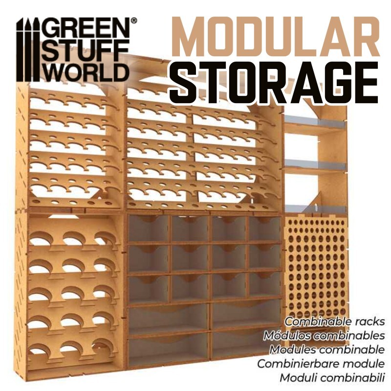 Green Stuff World: Modular Storage - Brush | Paint | Tool - Racks