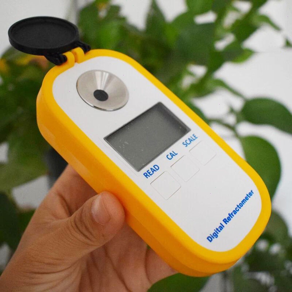 Honey Refractometer Digital Brix Meter Tester with Resolution Temperature 0.1℉