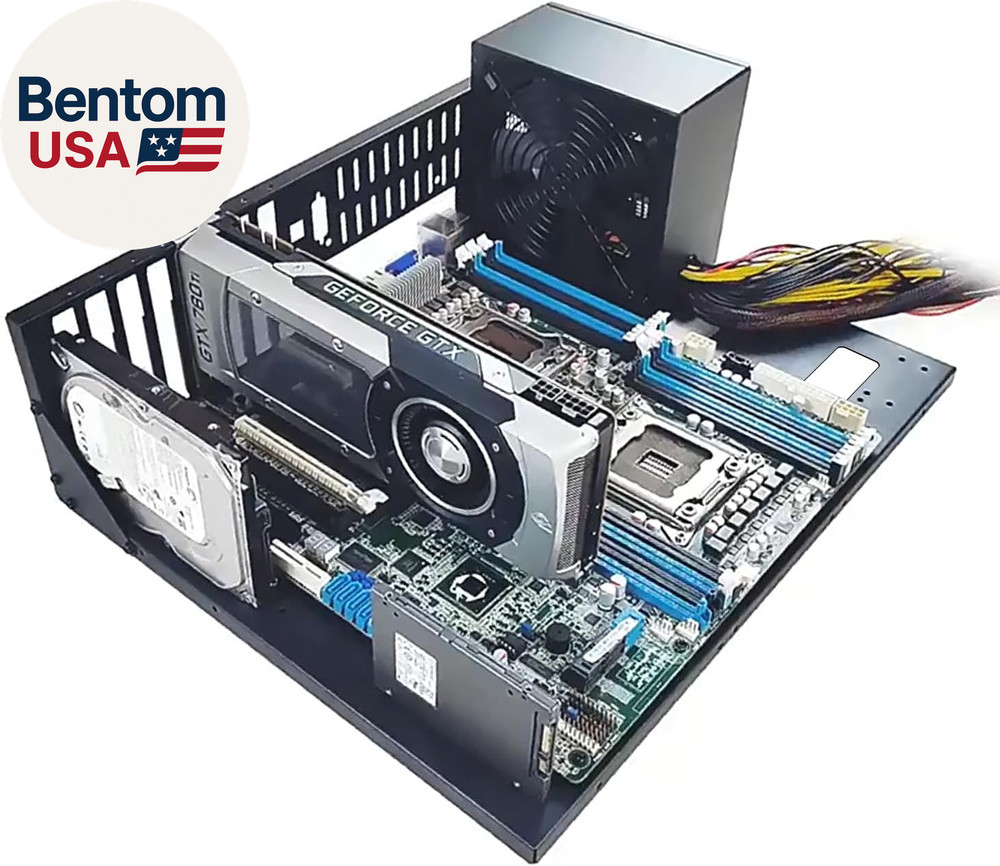 Open Air PC Case, ATX Open Frame Computer Case, DIY PC Case Rack for ATX MATX IT