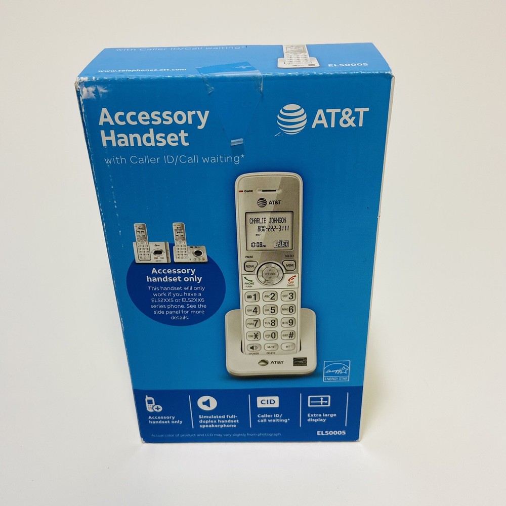 AT&T Accessory Handset EL50005 with DECT 6.0 Digital Technology