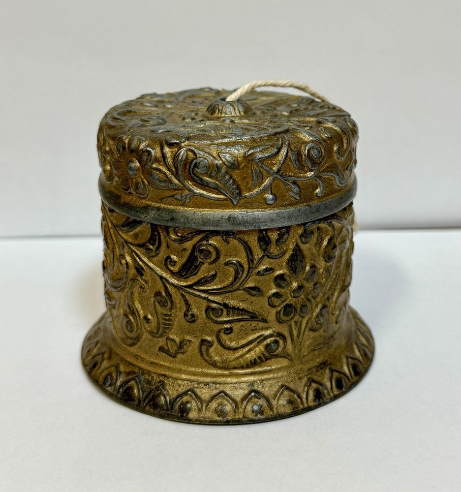 VICTORIAN ORNATE STRING HOLDER SEWING BOX