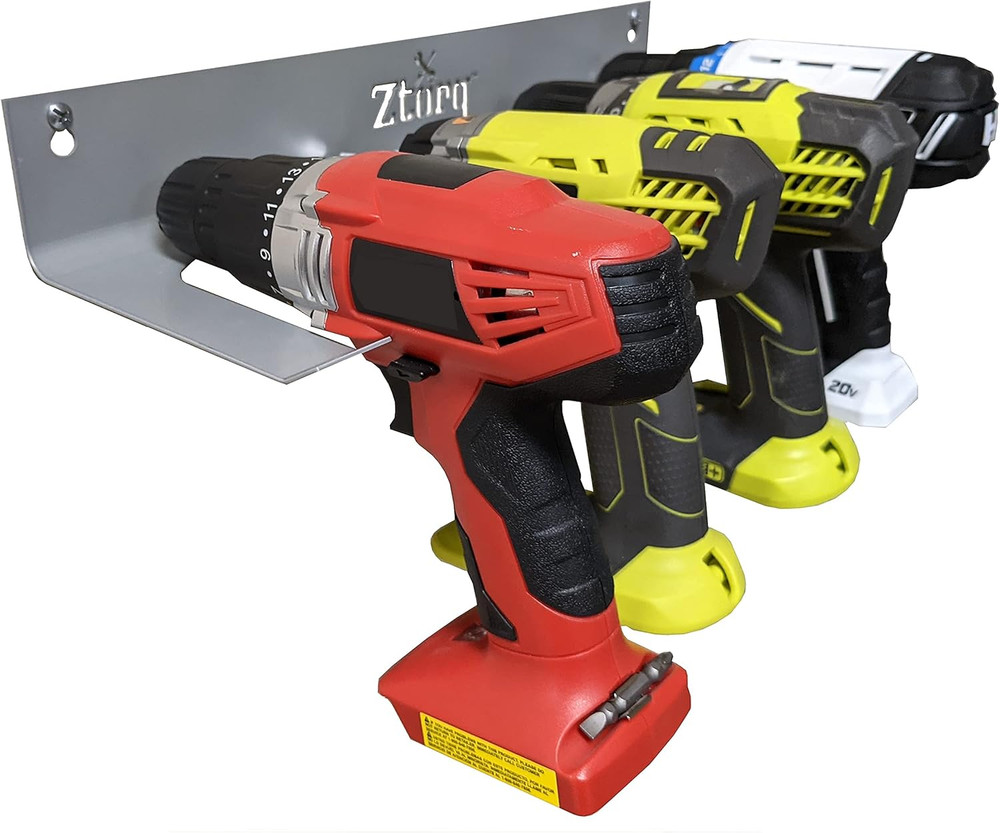 Cordless Drill Tool Organizer - Drill Holder Storage Wall Mount Rack to Optimize