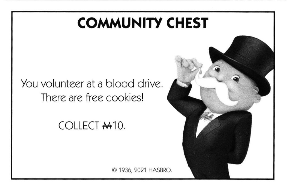 Monopoly Card Community Chest