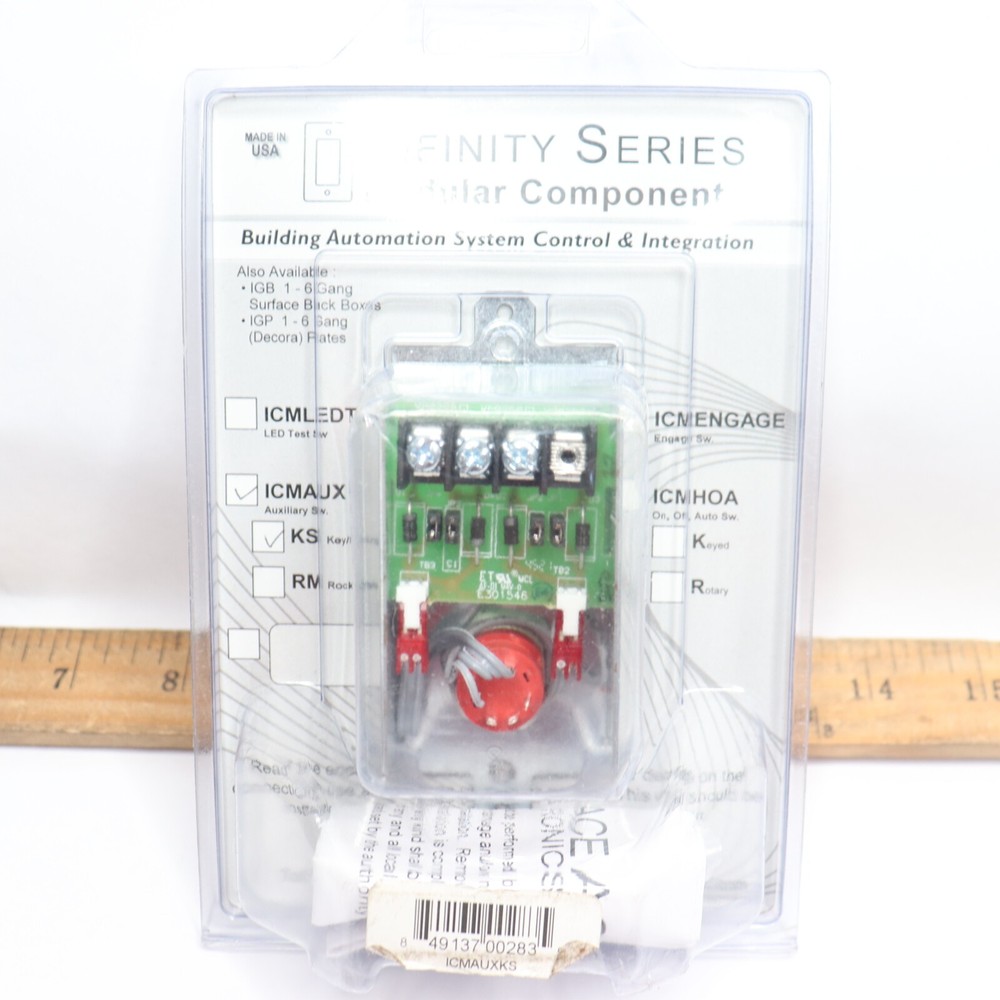 Infinity Series Control Module Keyed Aux Switch Momentary ICMAUXKS