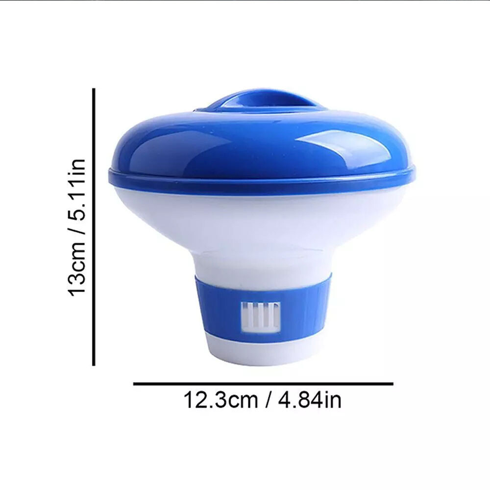 ABS Pool Chlorine Dispenser 1.5" Tablet Holder,Durable & Floatable Design