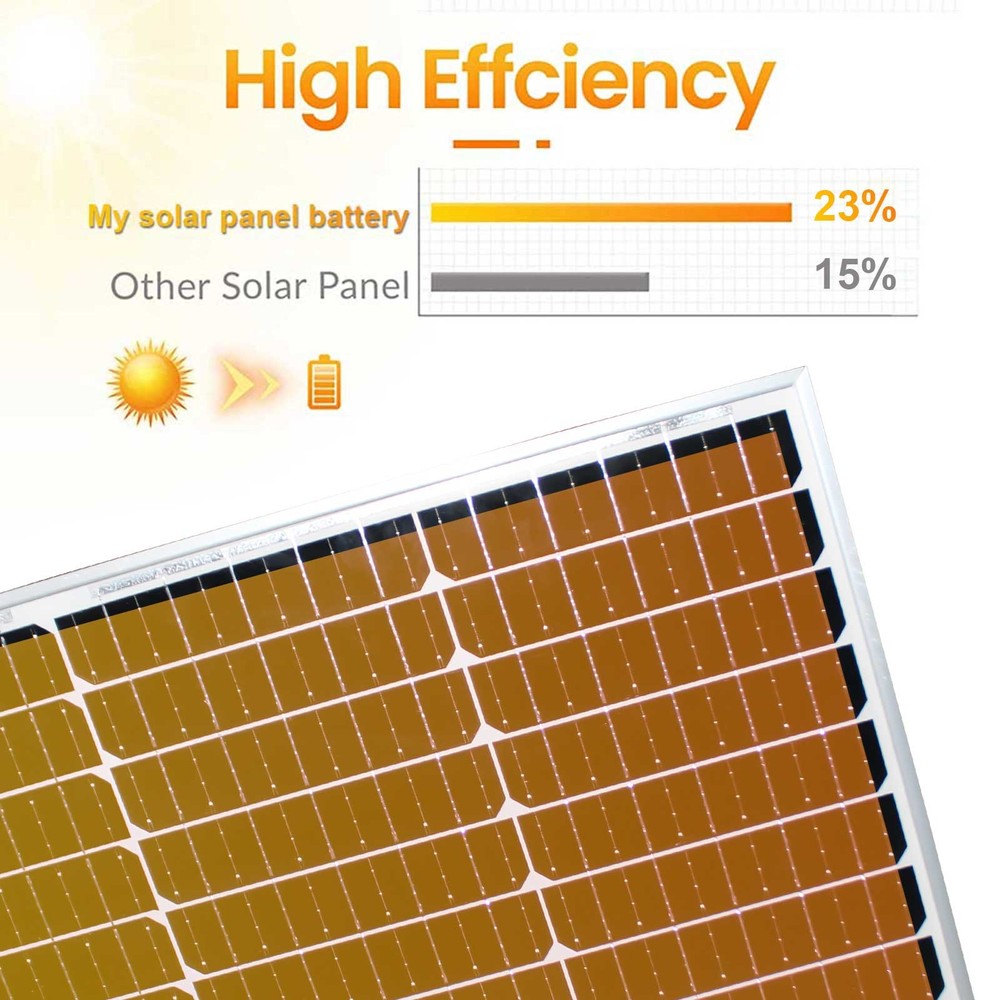 200W 12V Solar Panel High-Efficiency Monocrystalline 12V PV Module 12V System