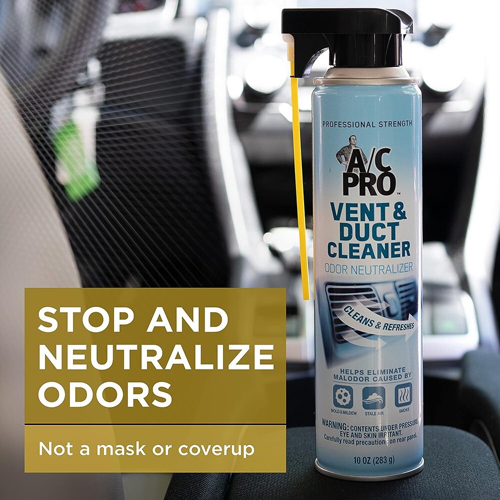 InterDynamics Certified A/C Pro Vent and Duct Cleaner & Odor Eliminator, 10 oz