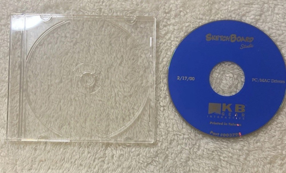 Sketch Board Studio PC CD ROM MAC Disc ONLY KB Gear Interactive Software 00379B