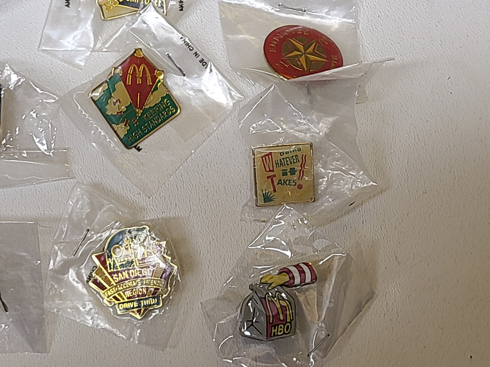 McDonald's 21 Crew Label Pins