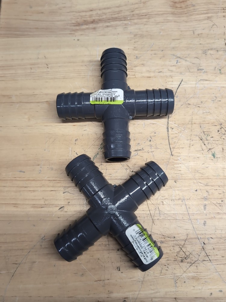 2 Pc Thrifco 6521108 1 Inch Insert Cross