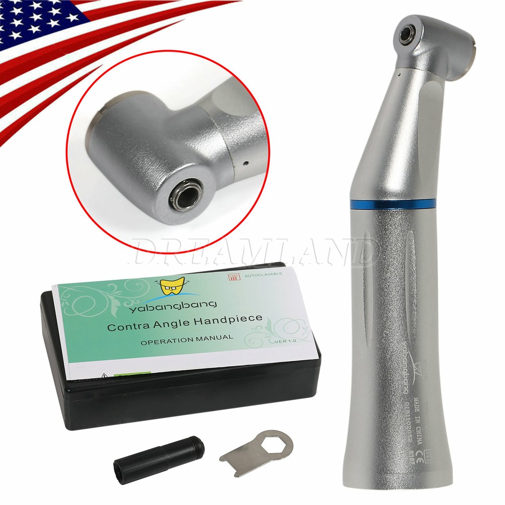 1*Inner Internal Water Slow Speed Contra Angle Push Button Handpiece WZ