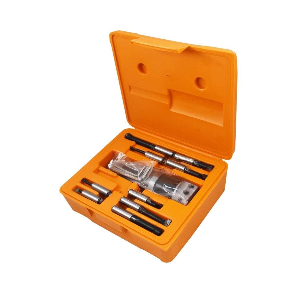 2" Boring Head R8 Shank Tool Set, 9pcs boring head set