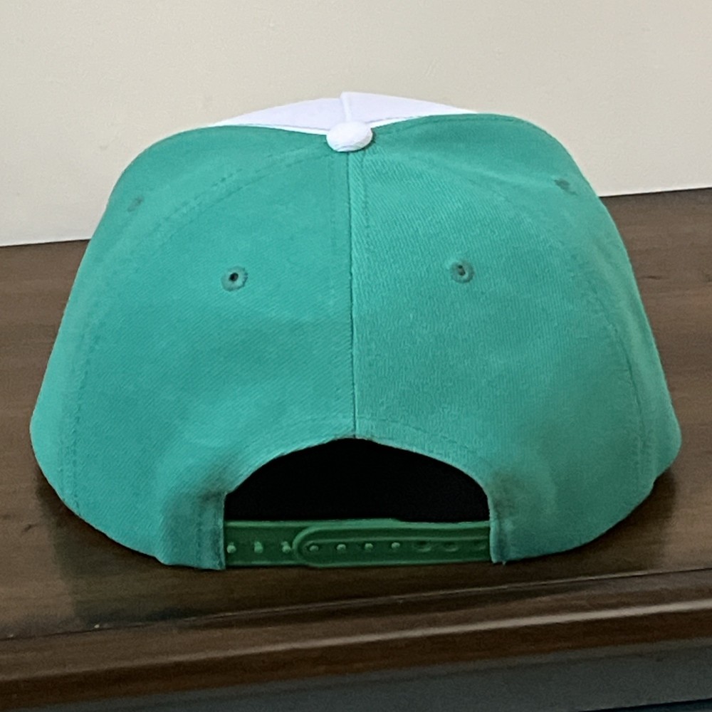 DP Dude Perfect Cap Green & White Snapback Baseball Hat dp Logo Adjustable