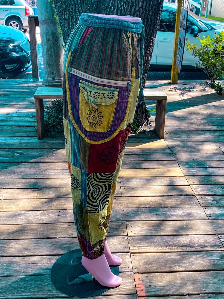 Beautiful Boho hippie patchwork pants Unisex