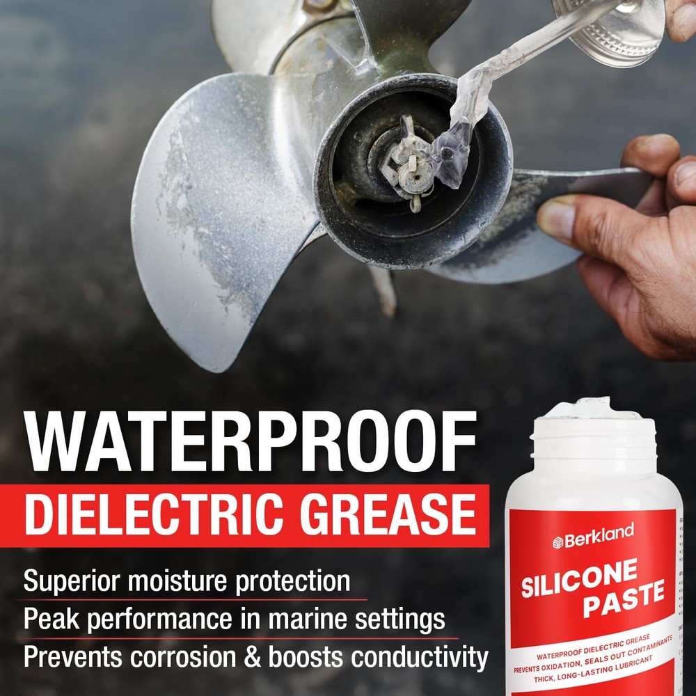 Silicone Paste Waterproof Dielectric Grease for Electrical Connectors, Spark...